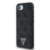 iPhone 16e Guess PU 4G Strass Triangle Metal Logo fekete tok-3666339452810 2 kép