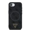 iPhone 16e Guess PU 4G Strass Triangle Metal Logo fekete tok-3666339452810 3 kép