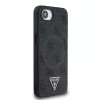  iPhone 16e fekete Guess PU 4G Strass Triangle Metal Logo tok-3666339452810 4 kép