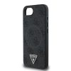 iPhone 16e Guess PU 4G Strass Triangle Metal Logo fekete tok-3666339452810 5 kép
