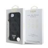 iPhone 16e Guess PU 4G Strass Triangle Metal Logo fekete tok-3666339452810 7 kép