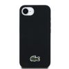Lacoste Iconic Petit Pique Woven Logo MagSafe tok iPhone 16e Black tok-3666339452841 2 kép