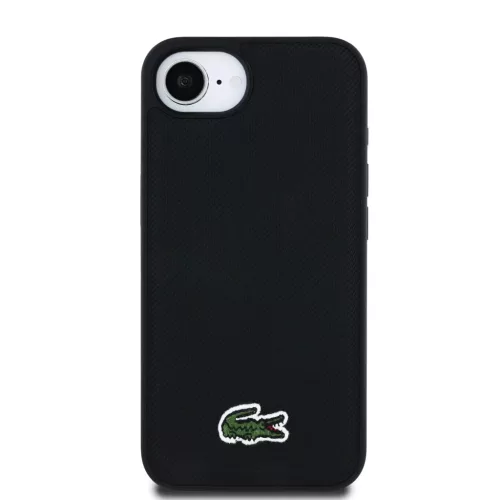  iPhone 16e/17e Fekete Lacoste Iconic Petit Pique Woven Logo MagSafe t-3666339452841 3 kép