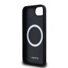 Lacoste Iconic Petit Pique Woven Logo MagSafe tok iPhone 16e Black tok-3666339452841 5 kép