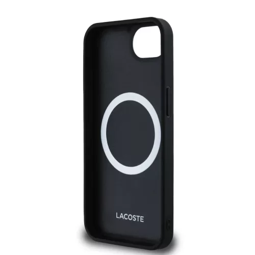  iPhone 16e/17e Fekete Lacoste Iconic Petit Pique Woven Logo MagSafe t-3666339452841 6 kép