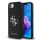 iPhone 16e Guess PU Grained 4G Metal Logo tok számára Fekete