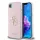  iPhone 16e/17e Rózsaszín Guess PU Grained 4G Fém Logós tok