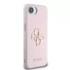  iPhone 16e/17e Rózsaszín Guess PU Grained 4G Fém Logós tok-3666339453282 4 kép