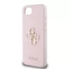  iPhone 16e/17e Rózsaszín Guess PU Grained 4G Fém Logós tok-3666339453282 5 kép