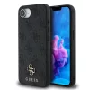  iPhone 16e/17e Guess PU 4G Small Metal Logo MagSafe Szürke tok