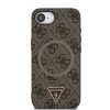 iPhone 16e Guess PU 4G Strass Triangle Metal Logo tok barna-3666339453428 3 kép