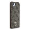 iPhone 16e Guess PU 4G Strass Triangle Metal Logo tok barna-3666339453428 4 kép