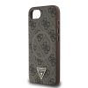 iPhone 16e Guess PU 4G Strass Triangle Metal Logo tok barna-3666339453428 5 kép