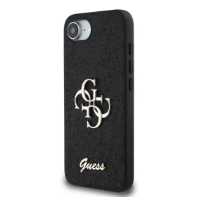  iPhone 16e/17e Guess PU Rögzített Csillogó 4G Fém Logó tok feket-3666339453435 2 kép