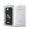iPhone 16e Guess PU Fixed Glitter 4G Metal Logo tok fekete-3666339453435 6 kép