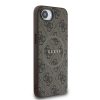 iPhone 16e Guess PU Bőr 4G Színes Gyűrű MagSafe tok Barna-3666339453596 3 kép