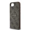 iPhone 16e Guess PU Bőr 4G Színes Gyűrű MagSafe tok Barna-3666339453596 4 kép