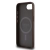 iPhone 16e Guess PU Bőr 4G Színes Gyűrű MagSafe tok Barna-3666339453596 5 kép