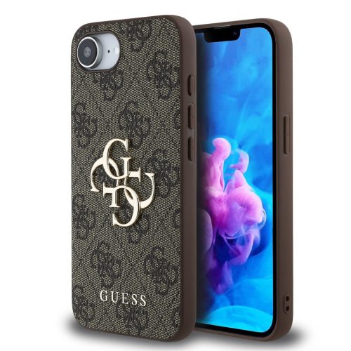 iPhone 16e Guess PU 4G Metal Logo tok barna