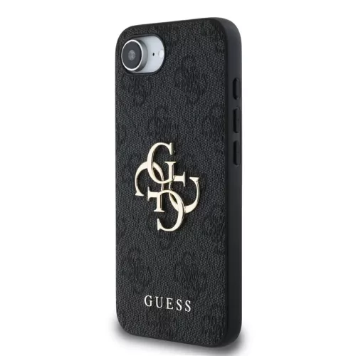  iPhone 16e/17e Guess PU 4G Metal Logo szürke tok-3666339453633 2 kép