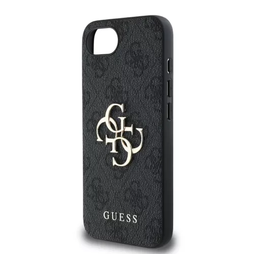  iPhone 16e/17e Guess PU 4G Metal Logo szürke tok-3666339453633 5 kép