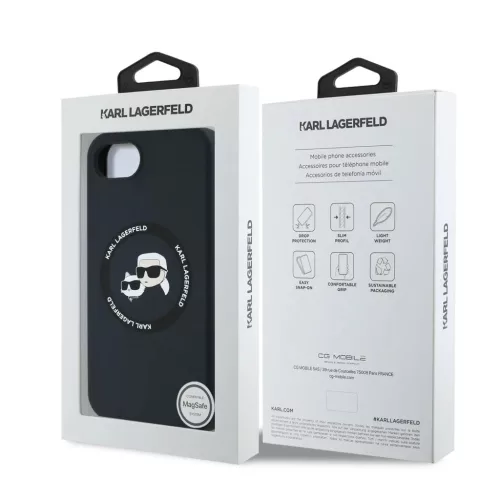  iPhone 16e Karl Lagerfeld Liquid Silicone K&CH Heads MagSafe tok-3666339453688 7 kép