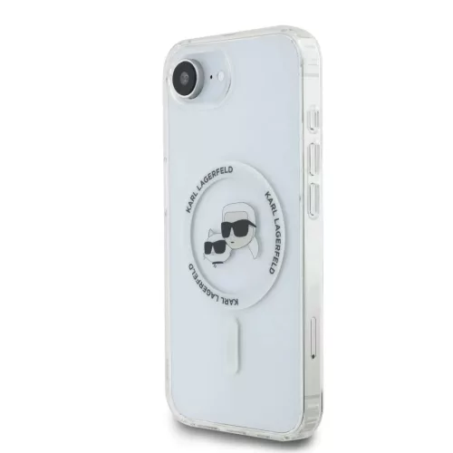  iPhone 16e/17e Karl Lagerfeld IML K&CH Heads Metal Frame MagSafe tok -3666339453701 2 kép