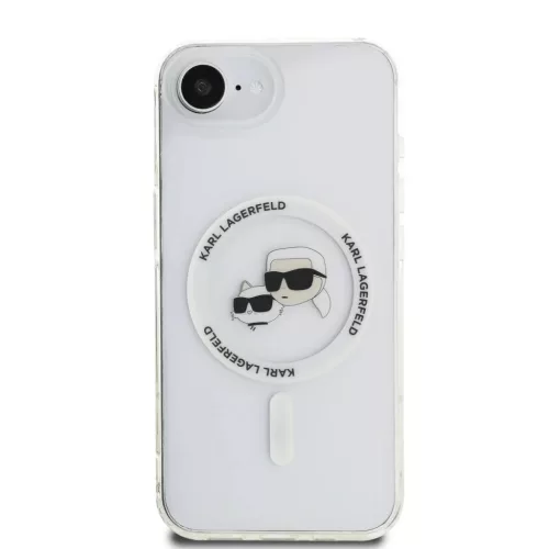  iPhone 16e/17e Karl Lagerfeld IML K&CH Heads Metal Frame MagSafe tok -3666339453701 3 kép