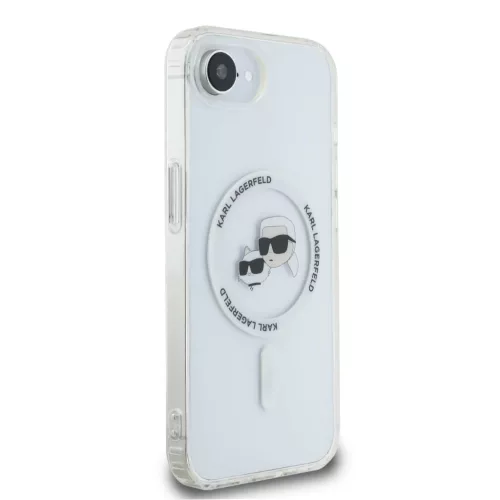 iPhone 16e/17e Karl Lagerfeld IML K&CH Heads Metal Frame MagSafe tok -3666339453701 4 kép