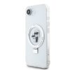 Karl Lagerfeld Ringstand Karl és Choupette MagSafe tok iPhone 16e feh-3666339453749 1 kép
