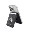 Guess 4G Metal Logo MagSafe Kártyatartó Állvány Fekete