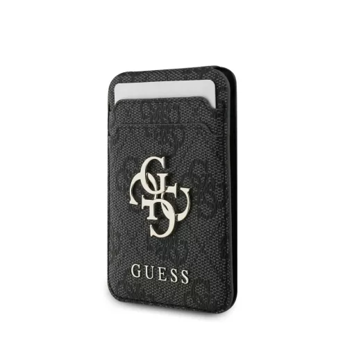 Guess 4G Metal Logo MagSafe Kártyatartó Állvány Fekete-3666339455026 2 kép