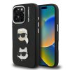 Karl Lagerfeld Grained PU K&CH Heads tok iPhone 16 Pro Max fekete