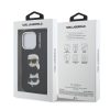 Karl Lagerfeld Grained PU K&CH Heads tok iPhone 16 Pro Max fekete-3666339455231 7 kép