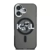  iPhone 16 Fekete Karl Lagerfeld IML Glitter Karl and Choupette Sketch-3666339460785 3 kép