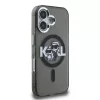  iPhone 16 Fekete Karl Lagerfeld IML Glitter Karl and Choupette Sketch-3666339460785 4 kép