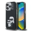  Apple iPhone 15 Pro Max fekete Karl Lagerfeld IML Aquarelle Karl és Choupette tok