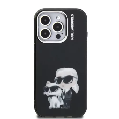  Apple iPhone 15 Pro Max fekete Karl Lagerfeld IML Aquarelle Karl és -3666339464738 3 kép
