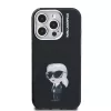  iPhone 15 Pro Max fekete Karl Lagerfeld IML Aquarelle Karl tok-3666339465278 3 kép