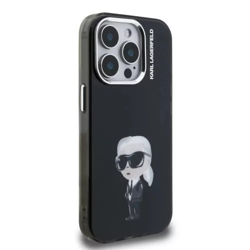  iPhone 15 Pro Max fekete Karl Lagerfeld IML Aquarelle Karl tok-3666339465278 4 kép