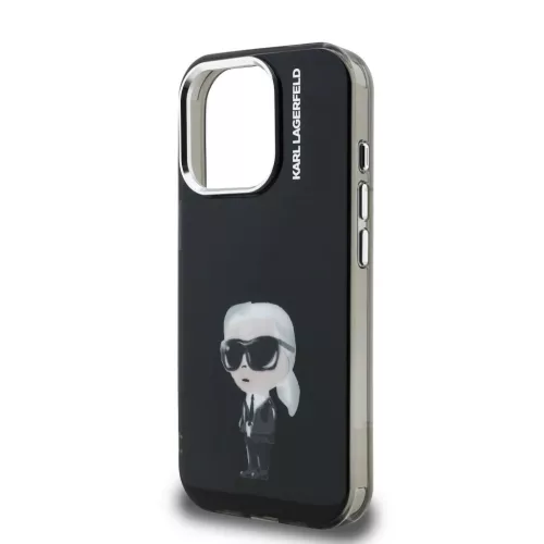  iPhone 15 Pro Max fekete Karl Lagerfeld IML Aquarelle Karl tok-3666339465278 5 kép