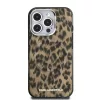  iPhone 16 Pro Barna Karl Lagerfeld IML Leopard MagSafe tok-3666339465667 6 kép
