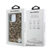  iPhone 16 Pro Max Barna Karl Lagerfeld IML Leopárd MagSafe tok-3666339465674 7 kép