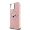  iPhone 15 Karl Lagerfeld IML K&CH Heads Repeated Logo MagSafe tok ró-3666339468309 10 kép