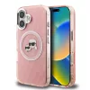  iPhone 16 Pink Karl Lagerfeld IML K&CH Heads Repeated Logo MagSafe tok