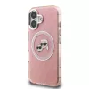  iPhone 16 Pink Karl Lagerfeld IML K&CH Heads Repeated Logo MagSafe to-3666339468347 2 kép