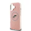  iPhone 16 Pink Karl Lagerfeld IML K&CH Heads Repeated Logo MagSafe to-3666339468347 5 kép