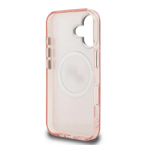  iPhone 16 Pink Karl Lagerfeld IML K&CH Heads Repeated Logo MagSafe to-3666339468347 6 kép