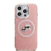  iPhone 16 Pro Max Pink Karl Lagerfeld IML K&CH Heads Repeated Logo Ma-3666339468378 3 kép