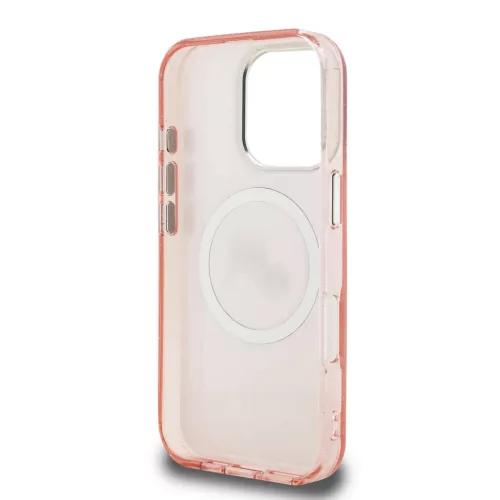  iPhone 16 Pro Max Pink Karl Lagerfeld IML K&CH Heads Repeated Logo Ma-3666339468378 6 kép
